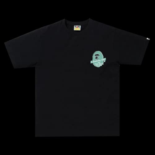 BAPE Circle Tee 'Black/Green'