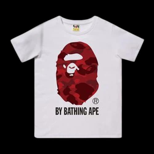 BAPE Color Camo By Bathing Ape Tee 'White/Red'