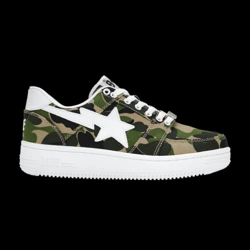 Bapesta Low 'Green ABC Camo'