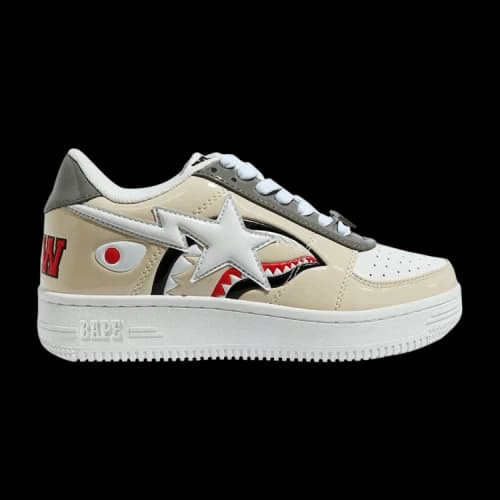 Bapesta Low 'Beige Shark Face'