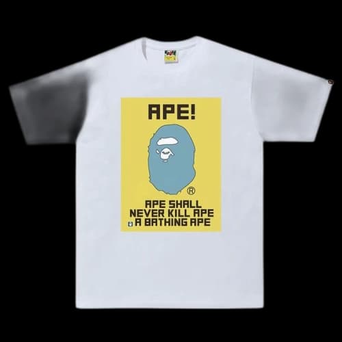 BAPE Water Print Tee 'White'