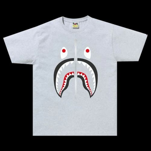 BAPE Shark Tee 'Gray'