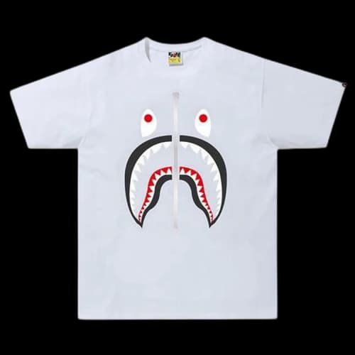 BAPE Shark Tee 'White'
