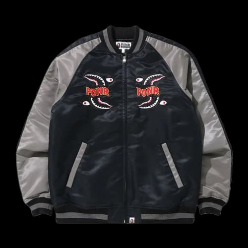 BAPE Shark Souvenir Jacket 'Black'