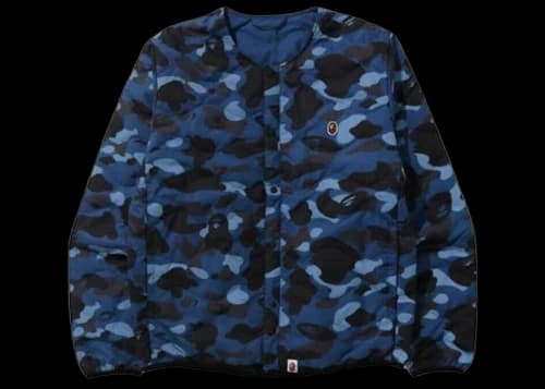 BAPE Color Camo Lightweight Down Jacket Red