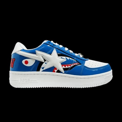Bapesta Low M1 'Shark Face - Blue'