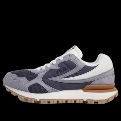 FILA Zagato Retro Running Shoes Black/Grey/Brown