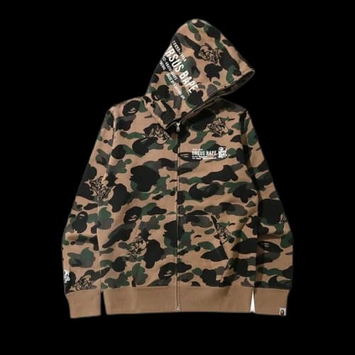 BAPE Ursus Camo Full Zip Hoodie 'Olive'