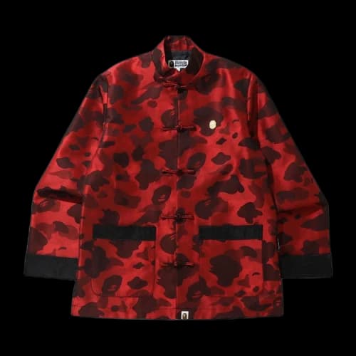 BAPE Color Camo Chinese Jacket 'Red'