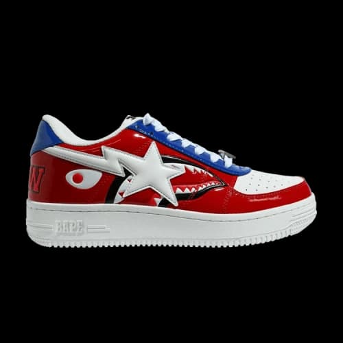 Bapesta Low 'Shark Face - Red'