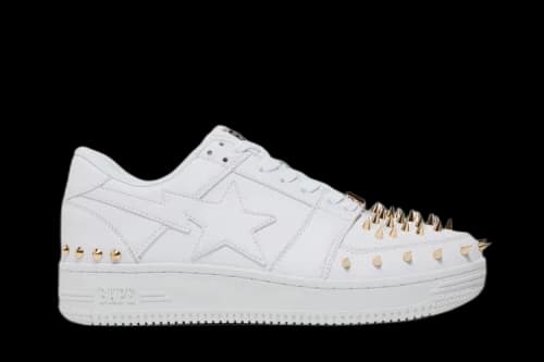 Bapesta Studded 'White'