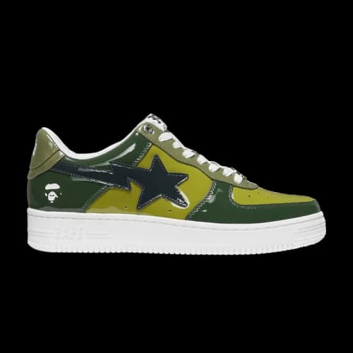 Bapesta Low M1 'Color Camo Combo - Olive Drab'