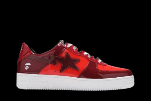 Bapesta Low M1 'Color Camo Combo - Red'