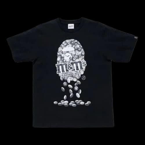 BAPE A Bathing Ape x M&Ms Ape Head Tee 'Black'