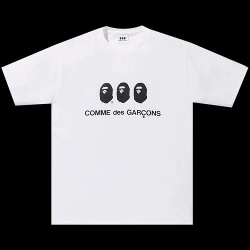 BAPE x Comme des Garçons Tee #1 'White'