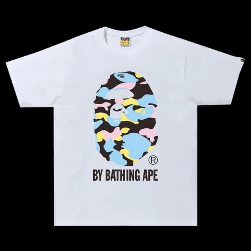 BAPE New Multi Camo Tee 'White'