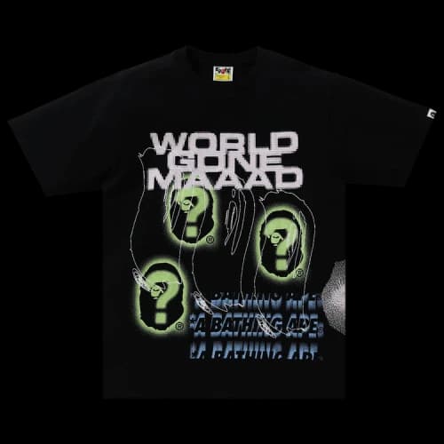BAPE Discharge Print Tee 'Black'