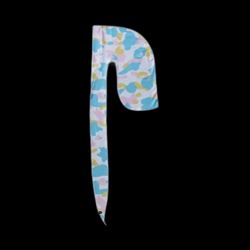 BAPE New Multi Camo Du-Rag 'White'