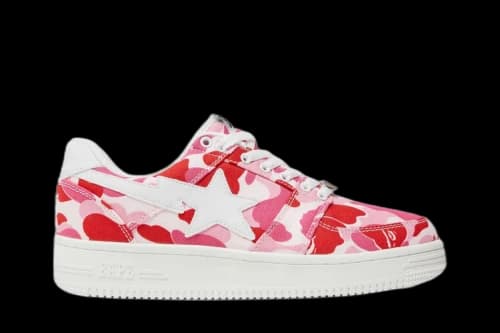 Bapesta Low 'ABC Camo - Pink'
