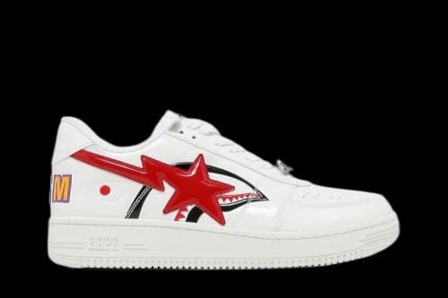 Bapesta Low M2 'Shark Face - White'