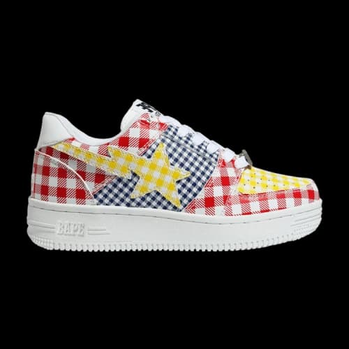 Bapesta Low 'Gingham Pack - Red' (Women's)