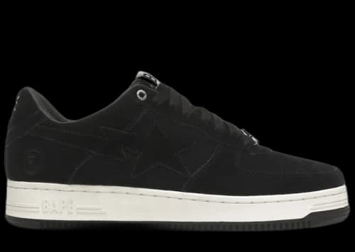 A Bathing Ape Bape Sta Black Suede