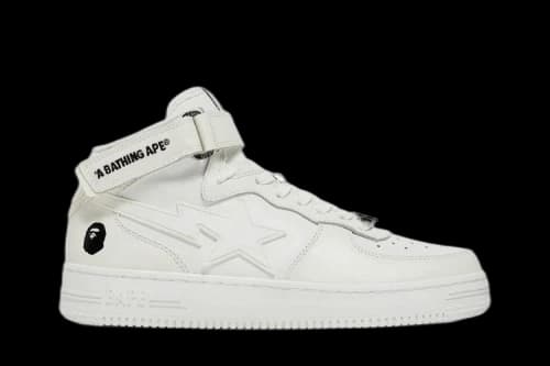 Bapesta Mid 'White'