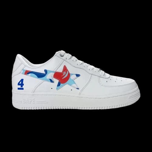 Bapesta 'White Multi Camo'