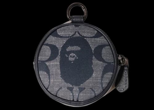 Coach x BAPE Coin Case Navy