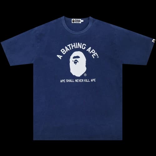 BAPE Relaxed Fit Tee 'Indigo'
