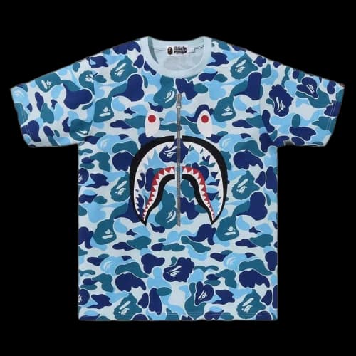 BAPE ABC Camo Shark Tee 'Blue'