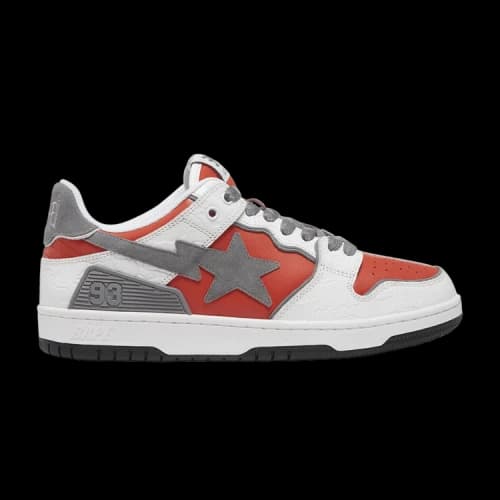 BAPE Sk8 Sta #4 L1 'Red' (Women's)