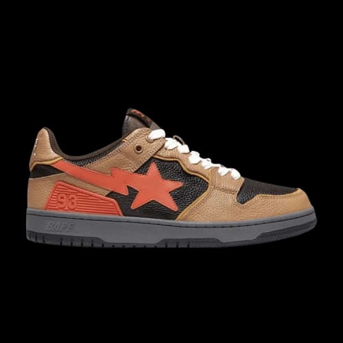 BAPE Sk8 Sta 'Black Orange' (Women's)