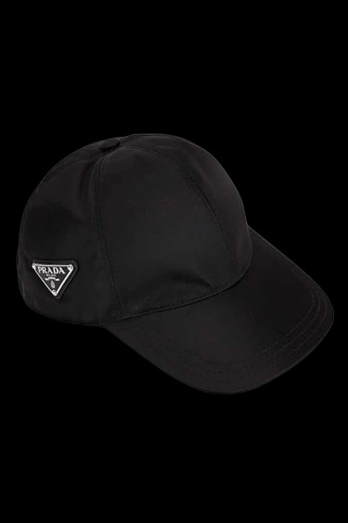 Prada Patch Hat Black
