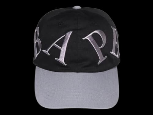 BAPE A Bathing Ape Panel Cap Black