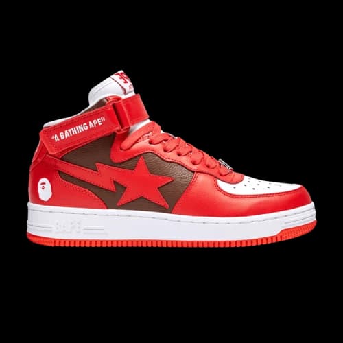 Bapesta Mid #2 'Red'