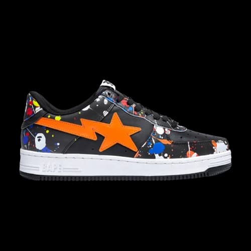 Bapesta 'Paint Splatter Pack - Black' (Women's)