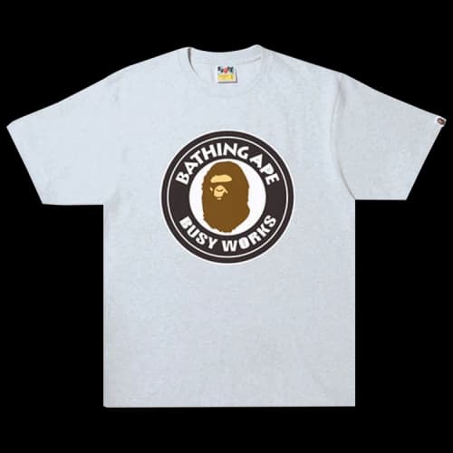 BAPE Busy Works Tee 'Grey'