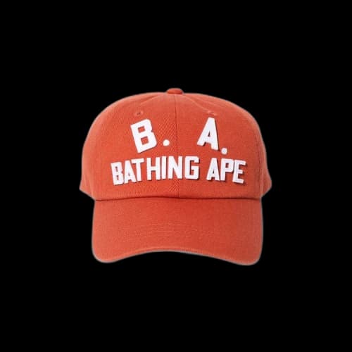 BAPE B.A. Washed Twill Cap 'Orange'