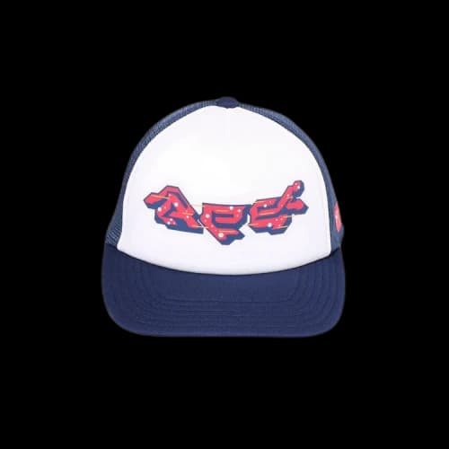 BAPE Logo Mesh Cap 'Navy'