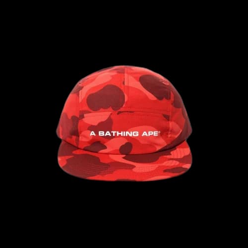 BAPE Color Camo Jet Cap 'Red'