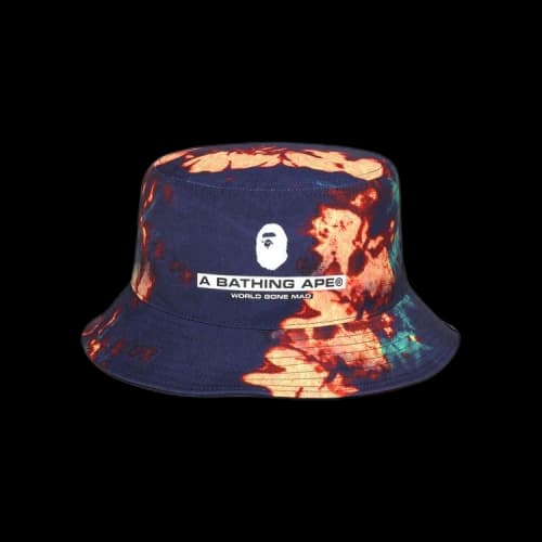 BAPE Tie Dye Bucket Hat 'Navy'