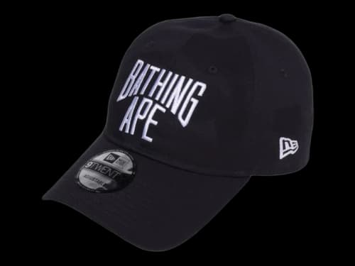 BAPE NYC Logo New Era 9Twenty Cap Navy