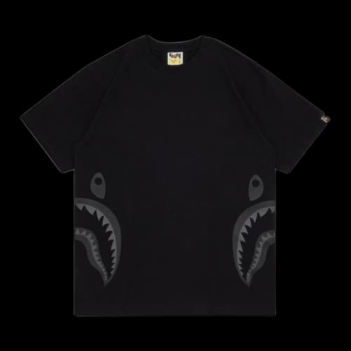 GOAT Exclusive BAPE Side Shark Tee In Black