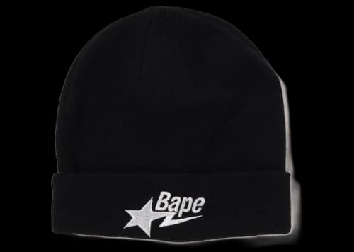 BAPE Sta Knit Cap Beanie Black