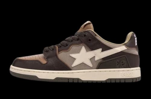 A Bathing Ape Bape SK8 Sta Beige