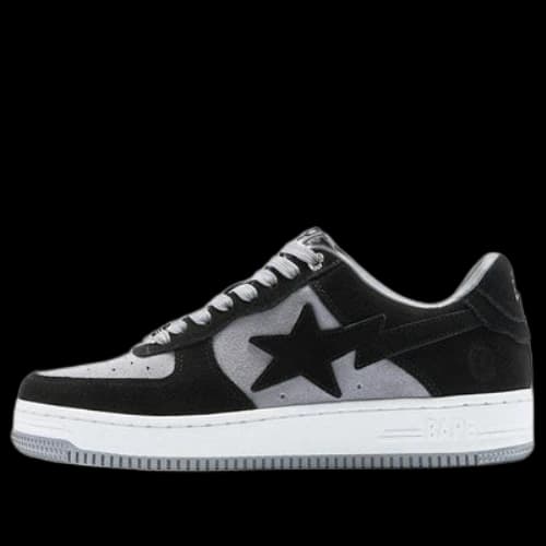 A BATHING APE Bape Sta Low 'Black White' (Women's)