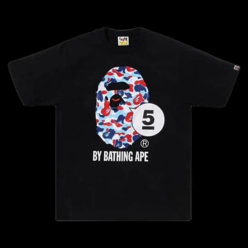BAPE By Bathing Ape 5th Anniversary Paris T-Shirt 'Black'