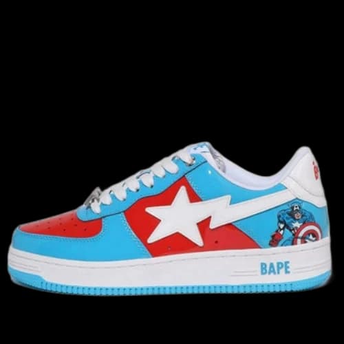 A Bathing Ape x Marvel Bape sta 'Captain America' (Women's)