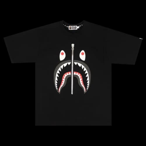 BAPE Shark Relaxed Fit Tee 'Black'